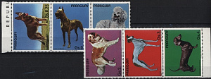 Парагвай, Собаки, 1984, 6 марок